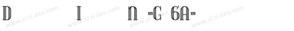 DebonairInlineNf-Gv6A字体转换