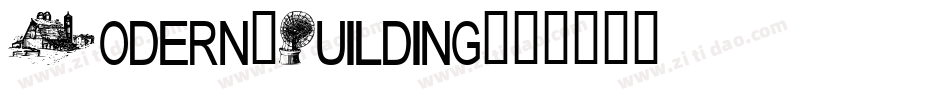 Modern_Building字体转换