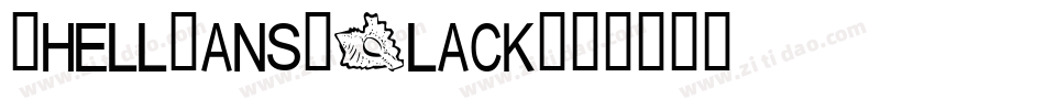 ShellSans-Black字体转换