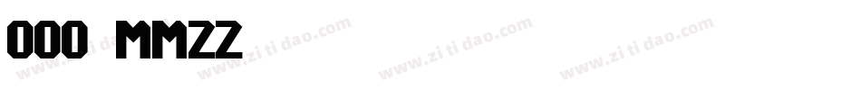 000-mMz2字体转换