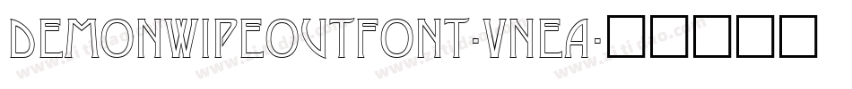 Demonwipeoutfont-vneA字体转换