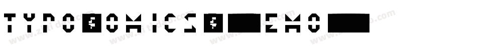 TYPO-COMICS-Bold-DEMO字体转换