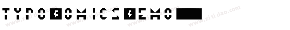 TYPO-COMICS-DEMO字体转换