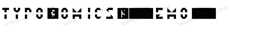TYPO-COMICS-Italic-DEMO字体转换
