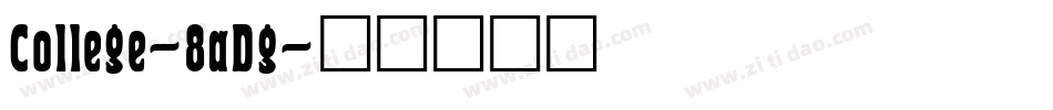 College-8aDg字体转换