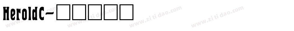 HeroldC字体转换