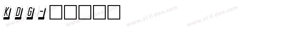 KDG字体转换
