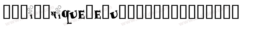 BosilUniqueRegular-DVLR字体转换