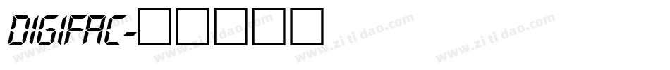 DIGIFAC字体转换