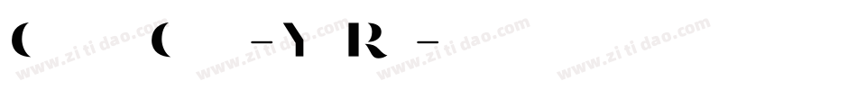 CutoutCity-YjRa字体转换