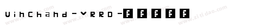 Vinchand-vRRD字体转换