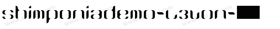 Shimponiademo-L3Von字体转换