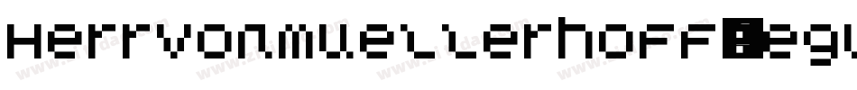 HerrVonMuellerhoff-Regular字体转换