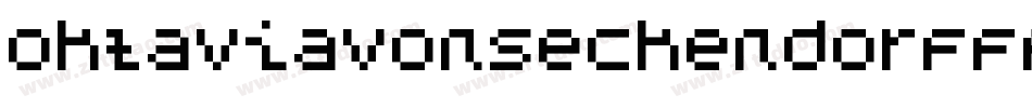 OktaviaVonSeckendorffRemixRegular-25ae字体转换