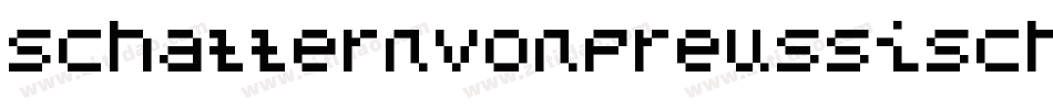 SchatternVonPreussischeVi9-G6Py字体转换