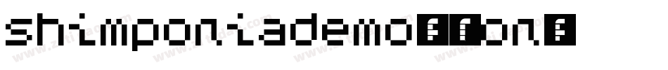 Shimponiademo-L3Von字体转换