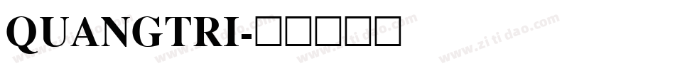 QUANGTRI字体转换