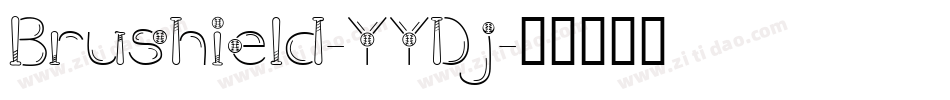 Brushield-YYDj字体转换