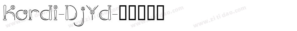 Kordi-DjYd字体转换