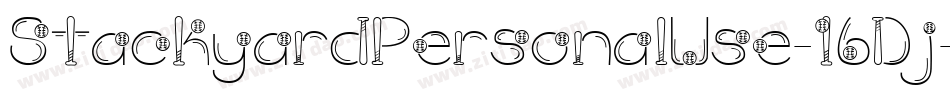 StackyardPersonalUse-16Dj字体转换