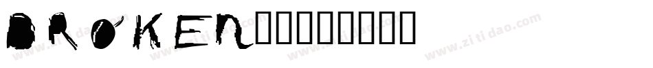 BROKEN74字体转换