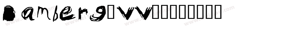 Bamberg-vv74字体转换
