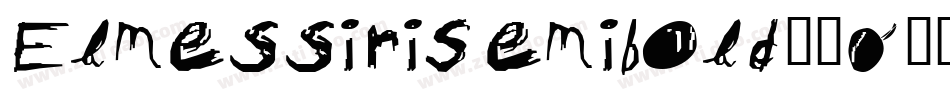 ElmessiriSemibold-2O74K字体转换
