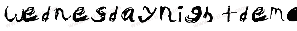 WednesdayNightdemoItalic-GOl4A字体转换