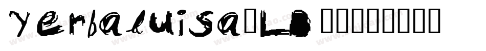 Yerbaluisa-LB74字体转换