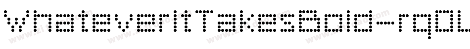 WhateverItTakesBold-rqOL字体转换
