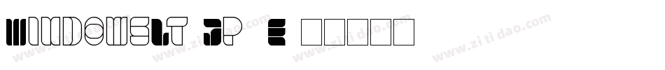 WindowsLt-Jp3E字体转换
