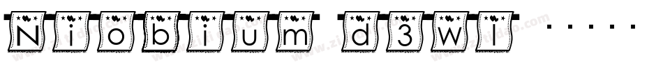 Niobium-d3Wl字体转换
