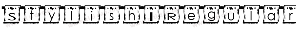 StylishIRegular-qWWl字体转换