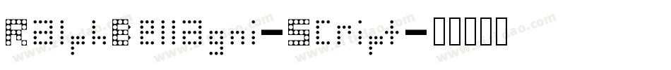 RalphBellagni-Script字体转换