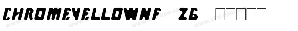ChromeYellowNf-4Zg4字体转换