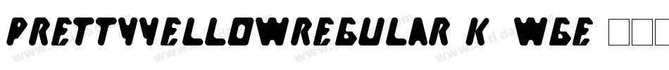 PrettyYellowRegular-K7Wge字体转换