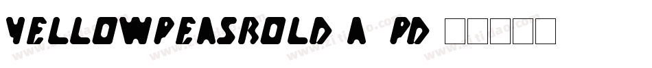 YellowPeasBold-A9PD字体转换