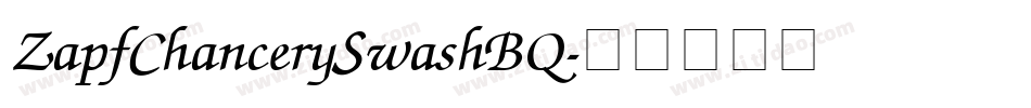 ZapfChancerySwashBQ字体转换