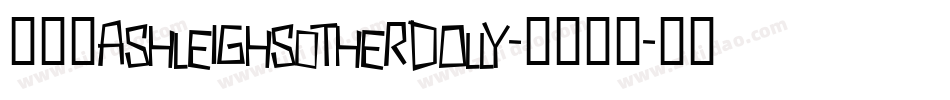 101AshleighsOtherDolly-9650字体转换