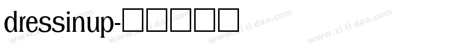 dressinup字体转换