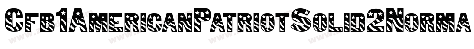 Cfb1AmericanPatriotSolid2NormalItalic-vRB9字体转换