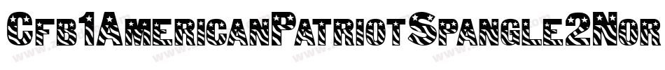 Cfb1AmericanPatriotSpangle2NormalItalic-dO2Z字体转换