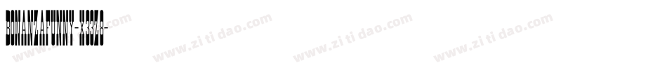 BonanzaFunny-x33Z8字体转换