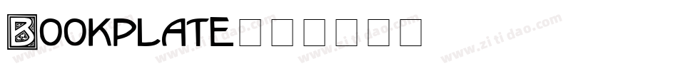 Bookplate字体转换