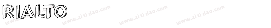 RIALTO字体转换