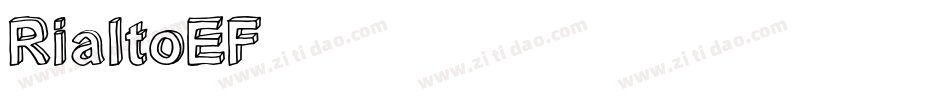 RialtoEF字体转换