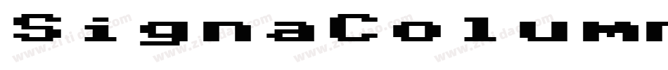 SignaColumn字体转换