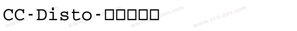 CC-Disto字体转换