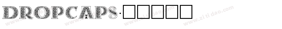 DROPCAPS字体转换