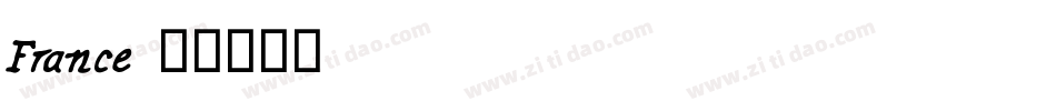 France字体转换